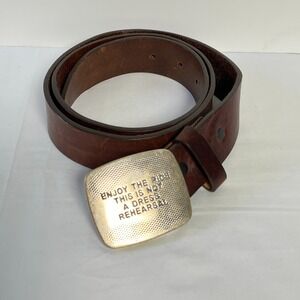 Brighton Honest Collection Leather Belt Brown 34-Enjoy The Ride-Western Cowboy
